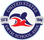 United States swim school association membership logo